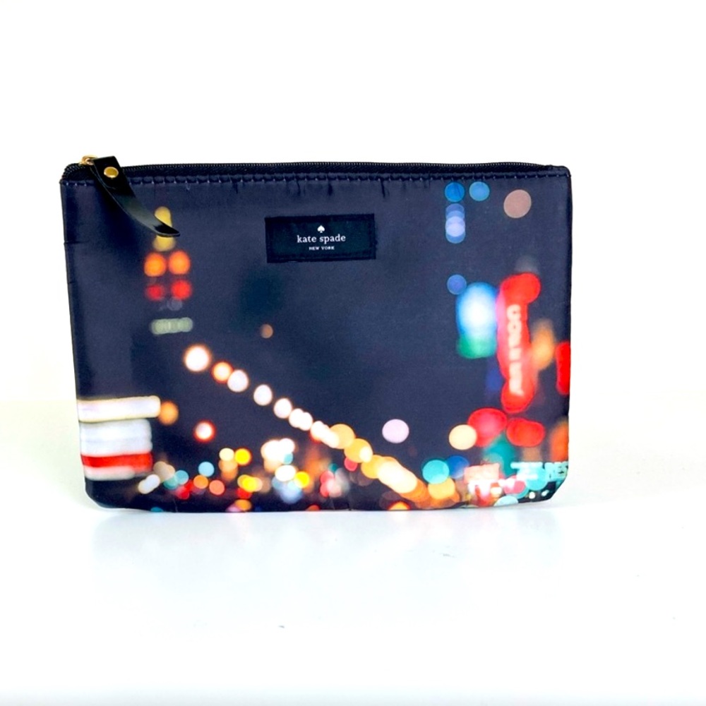 Kate Spade Black Multicolor Clutch